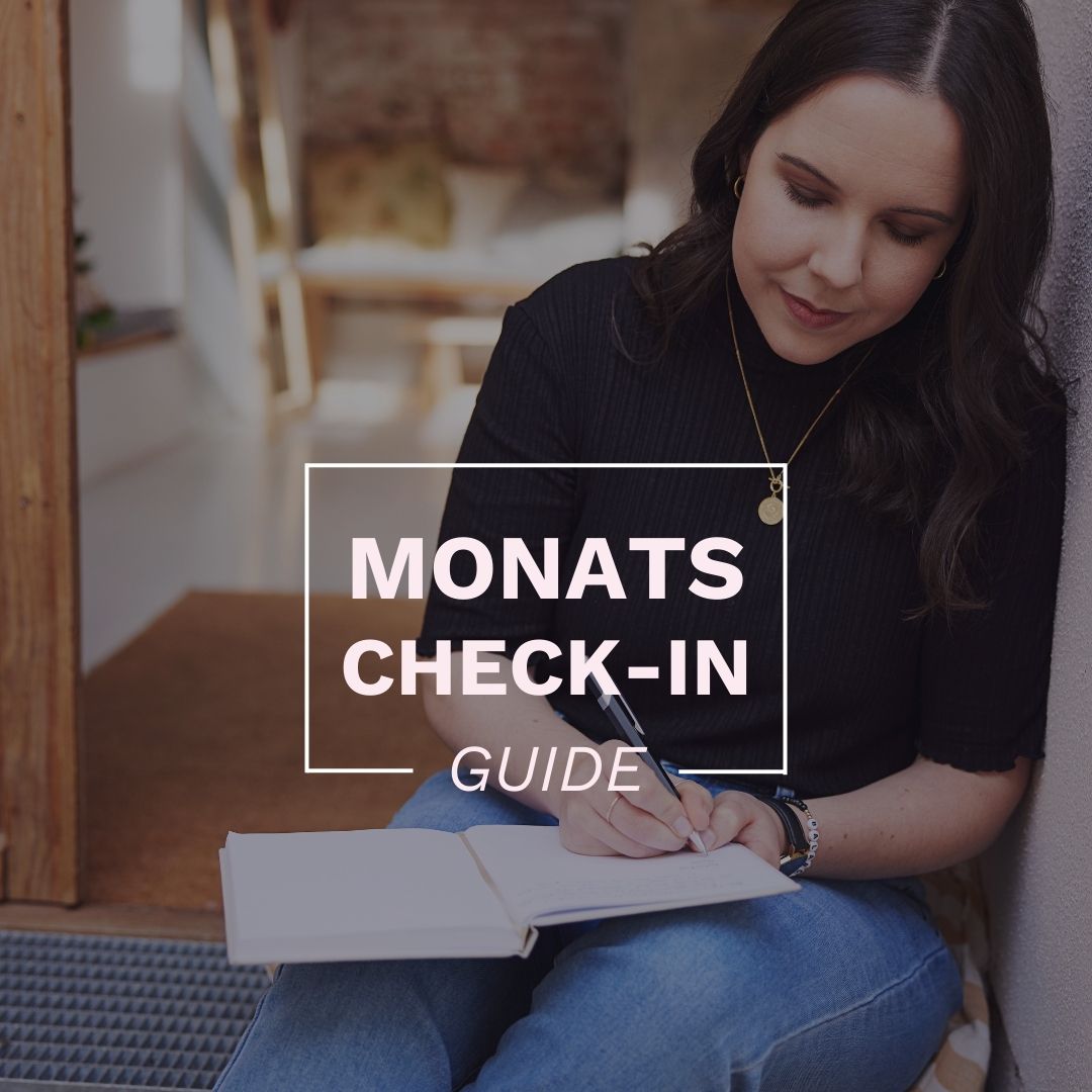 Monats Check-in Guide Monatsreflexion Monatsausblick Monatsrückblick